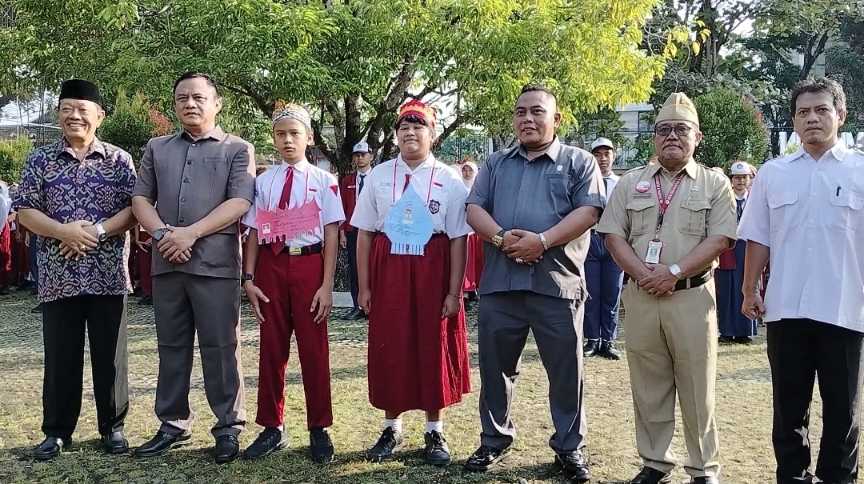 SMP NEGERI 1 PURWODADI dalam Masa Pengenalan Lingkungan Sekolah (MPLS) bagi murid baru di Grobogan Dimulai, Tanamkan Sikap Anti Narkoba